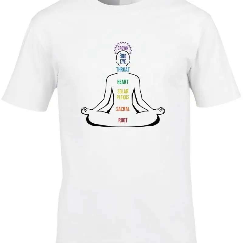 Health Wellness Yoga - Chakras Yoga Men'S T Shirt Meditation