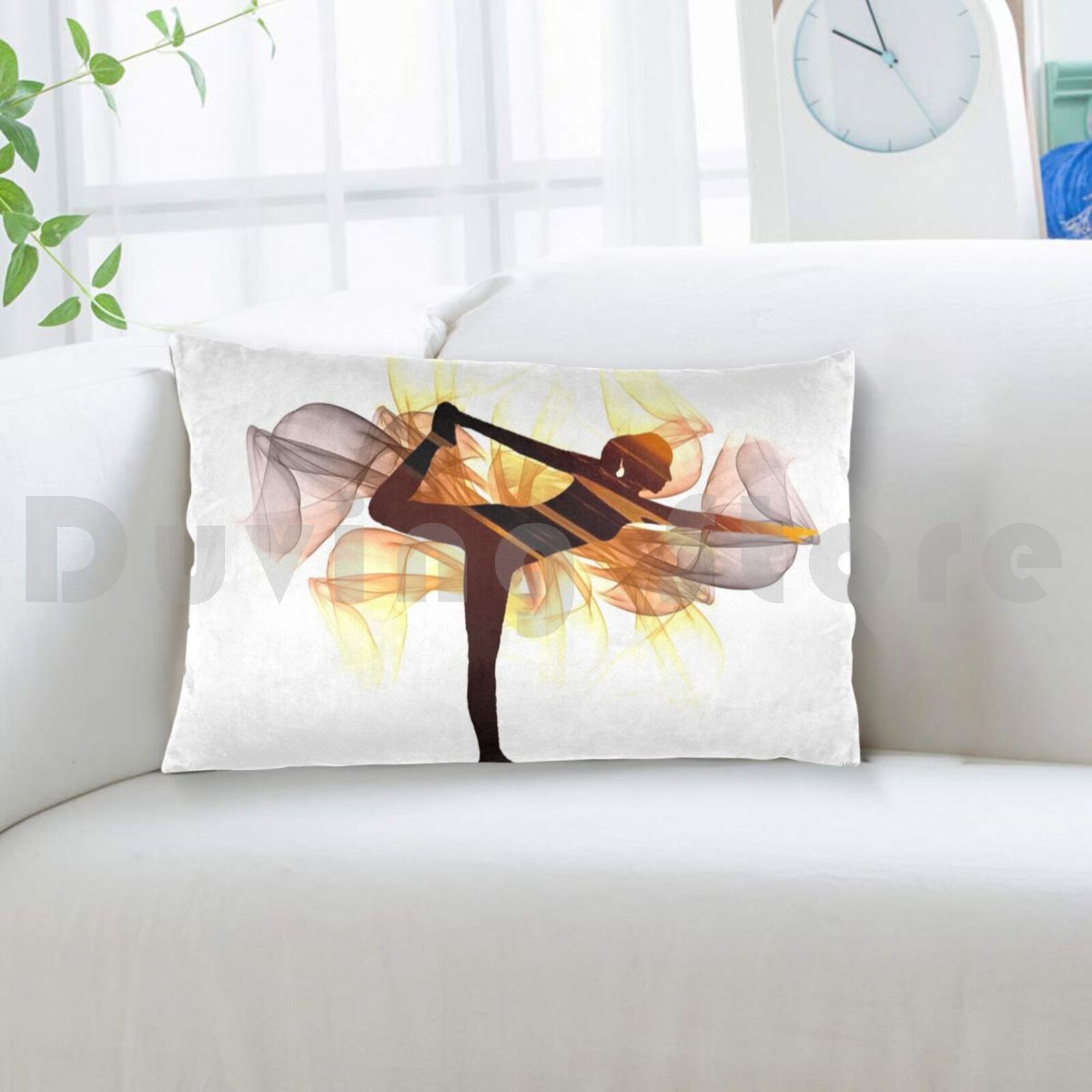 Yoga Poses Pillow Case Printed - Health Wellness Yoga review and price