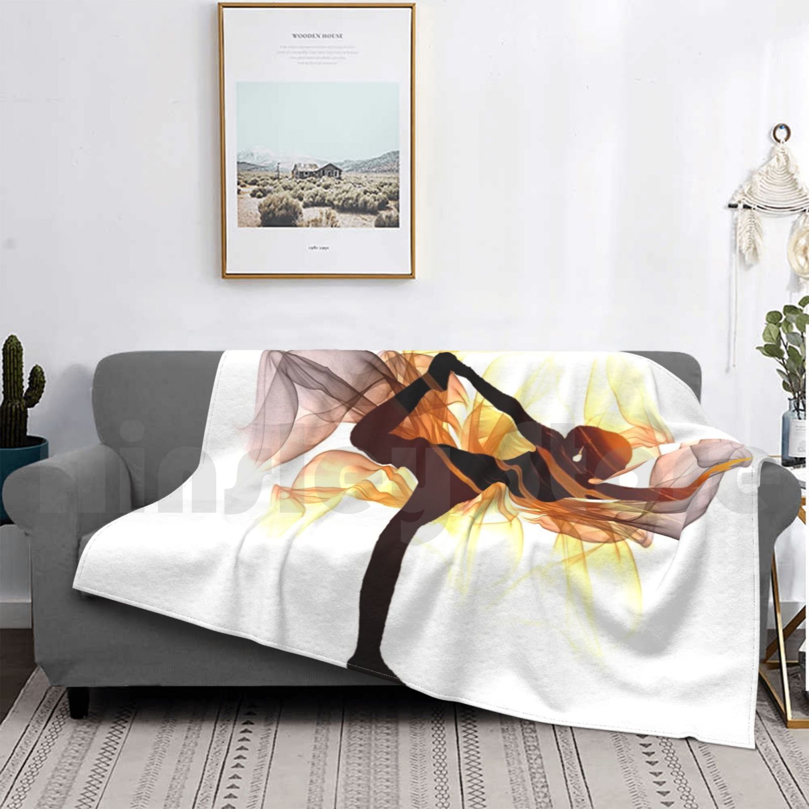 Yoga Poses Blanket For Sofa Be - Health Wellness Yoga review and price
