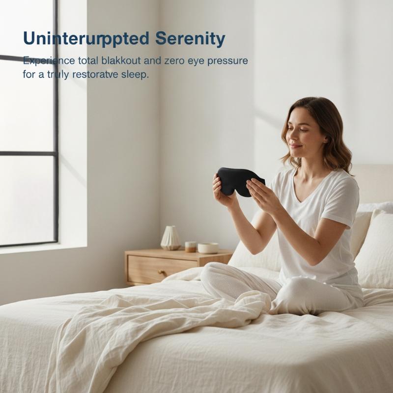 Soft Breathable Zero Pressure  - Sleep Eye Mask 3D review and price