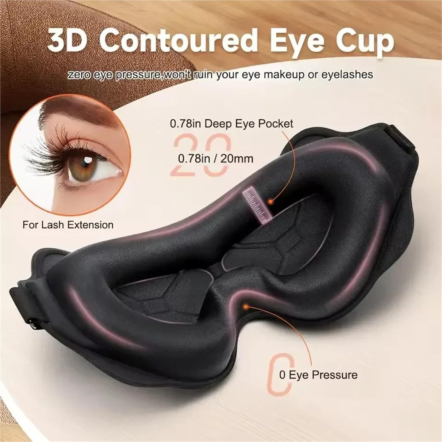 3D Sleeping Mask Block Out Lig - Sleep Eye Mask 3D review and price